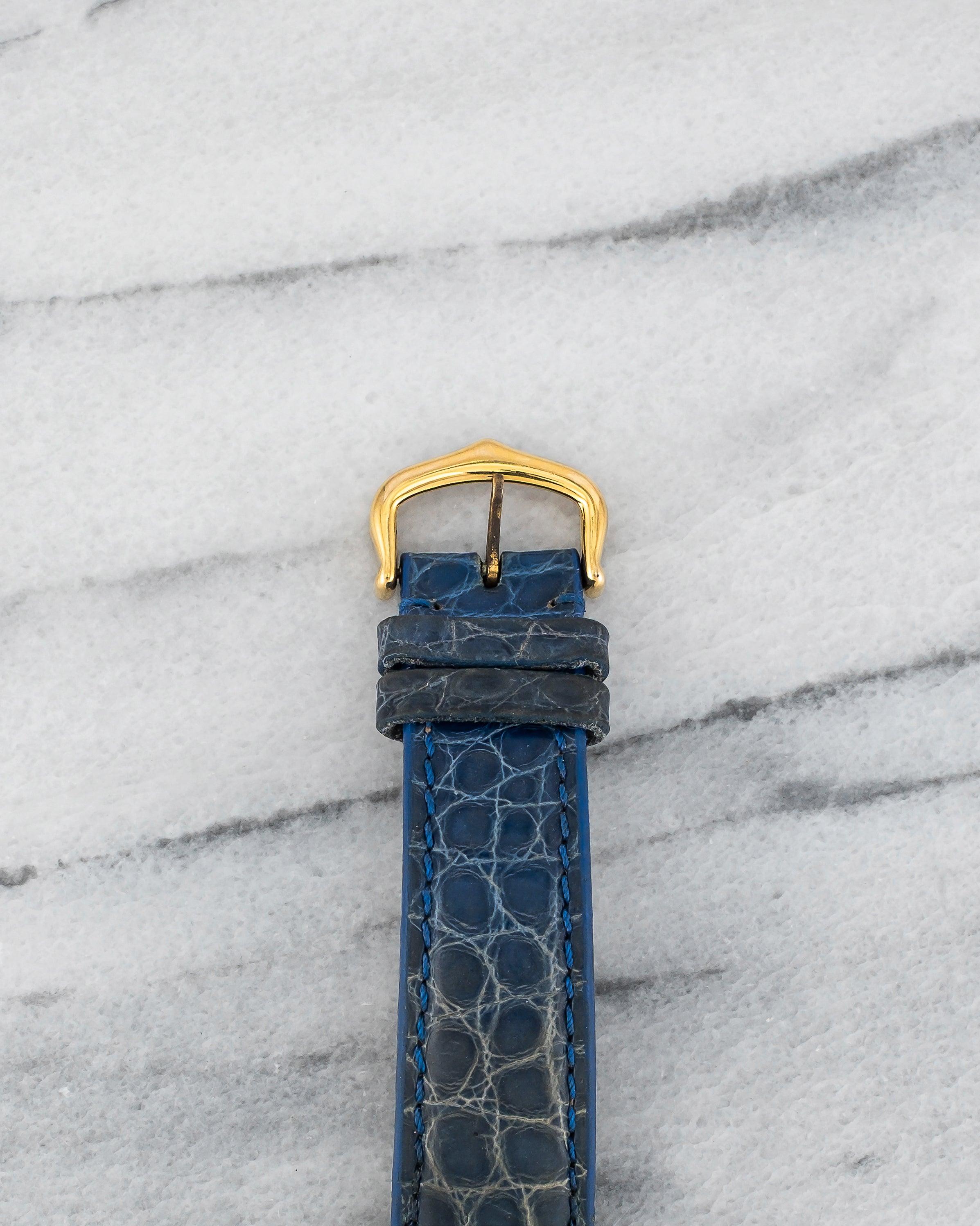 Femenino o masculino Reloj Cartier Tank Limón Esfera Romana de Oro Amarillo de 18 quilates en venta