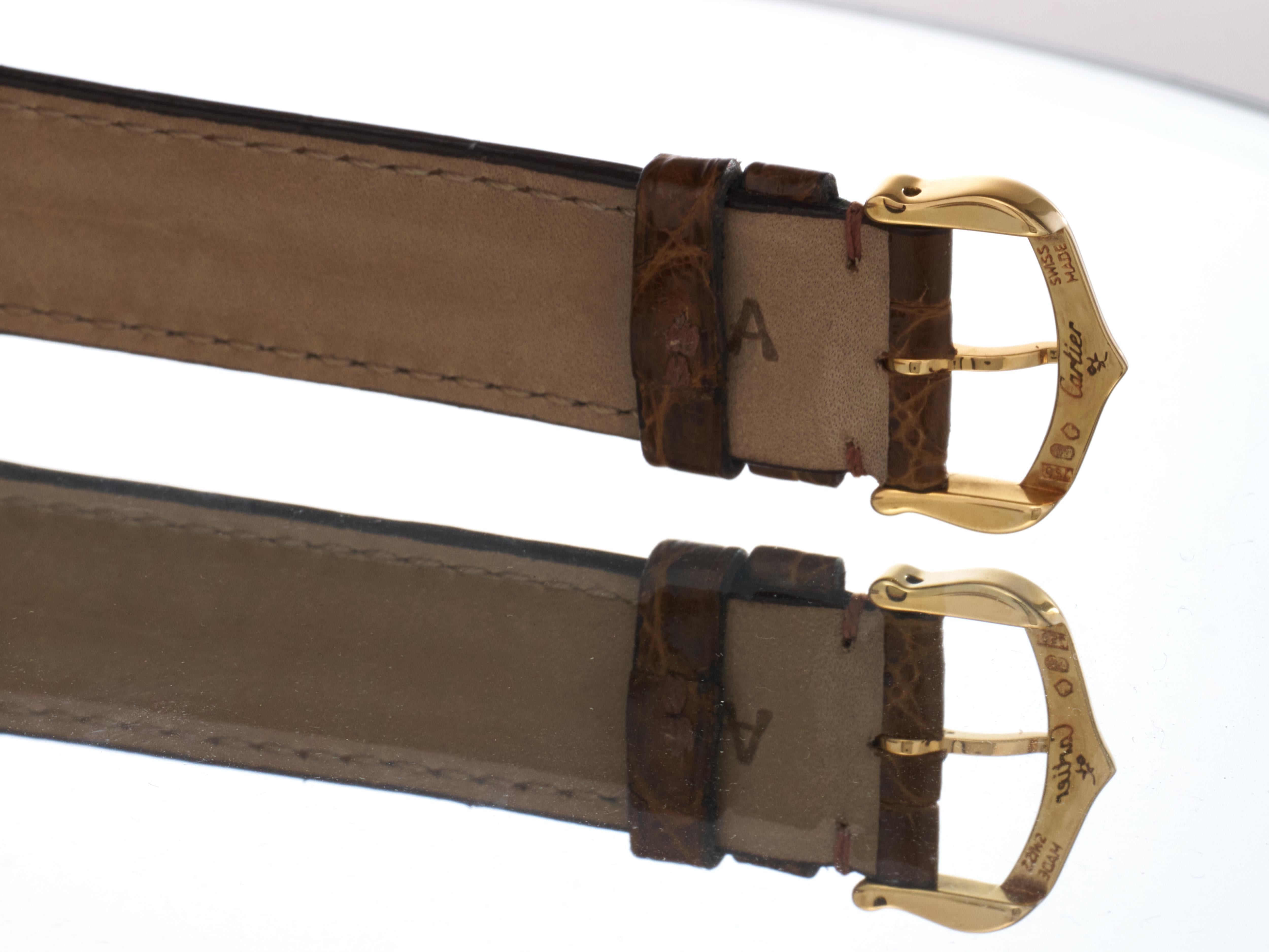 Reloj Cartier Tank Louis Oro 18k 23mm Vintage Ref. 1140 Circa 80s 90s Excelente en venta 9