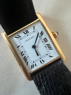 Cartier Tank Louis 18k Model 78086 Manual Winding Ca' 1980's Classic!