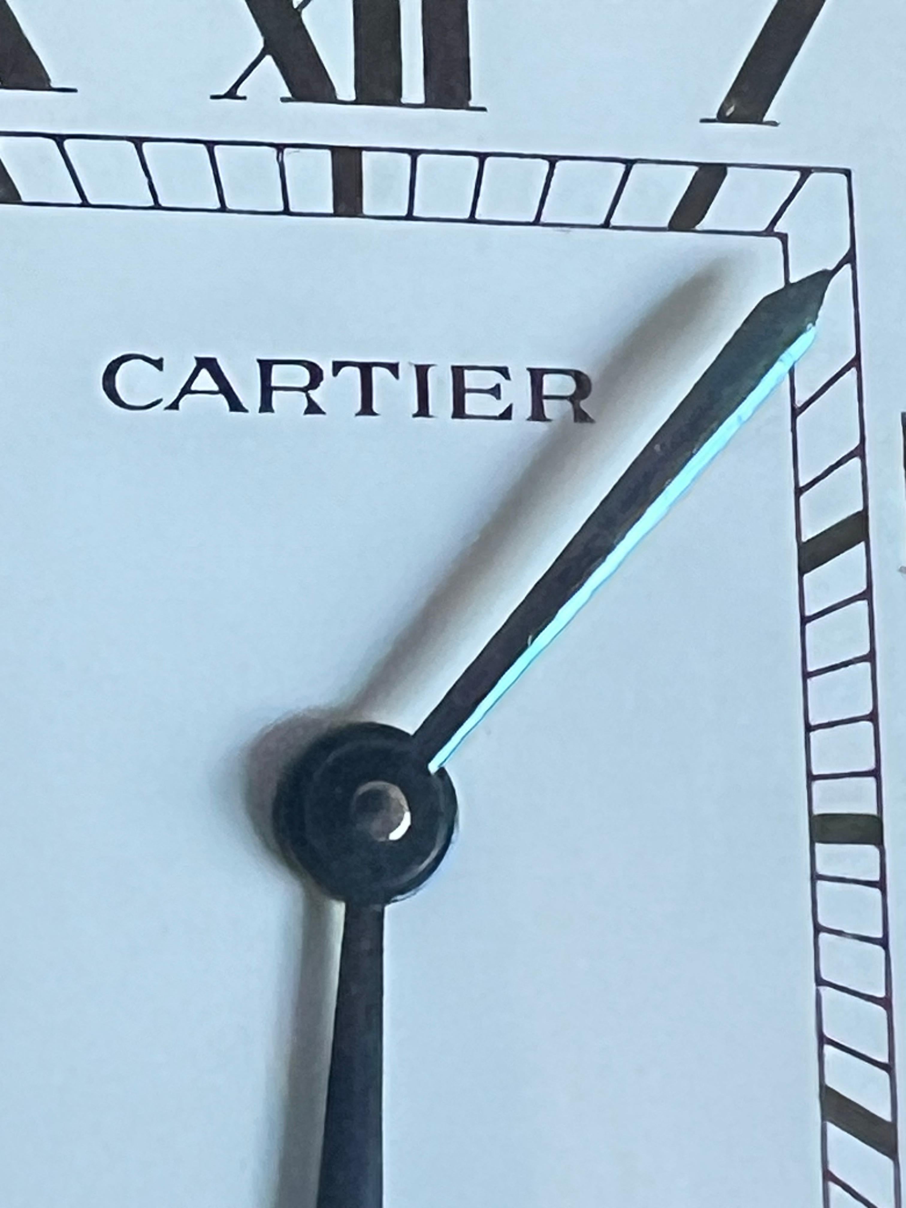 ¡Cartier Tank Louis 18k Modelo 78086 Manual Winding Ca' 1980's Classic! en Bueno estado para la venta en Saint Petersburg, FL