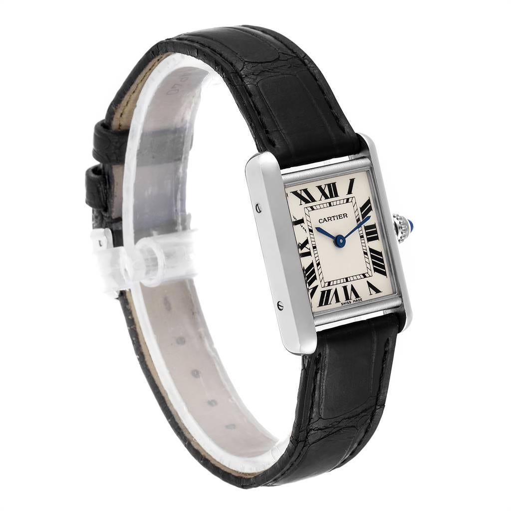 cartier tank louis black