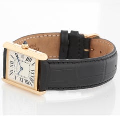 Cartier Tank Louis 18k Yellow Unisex Gold Watch W1529756 2441