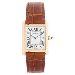 Cartier Tank Louis 18K Yellow Unisex Gold Watch W1529756 2441