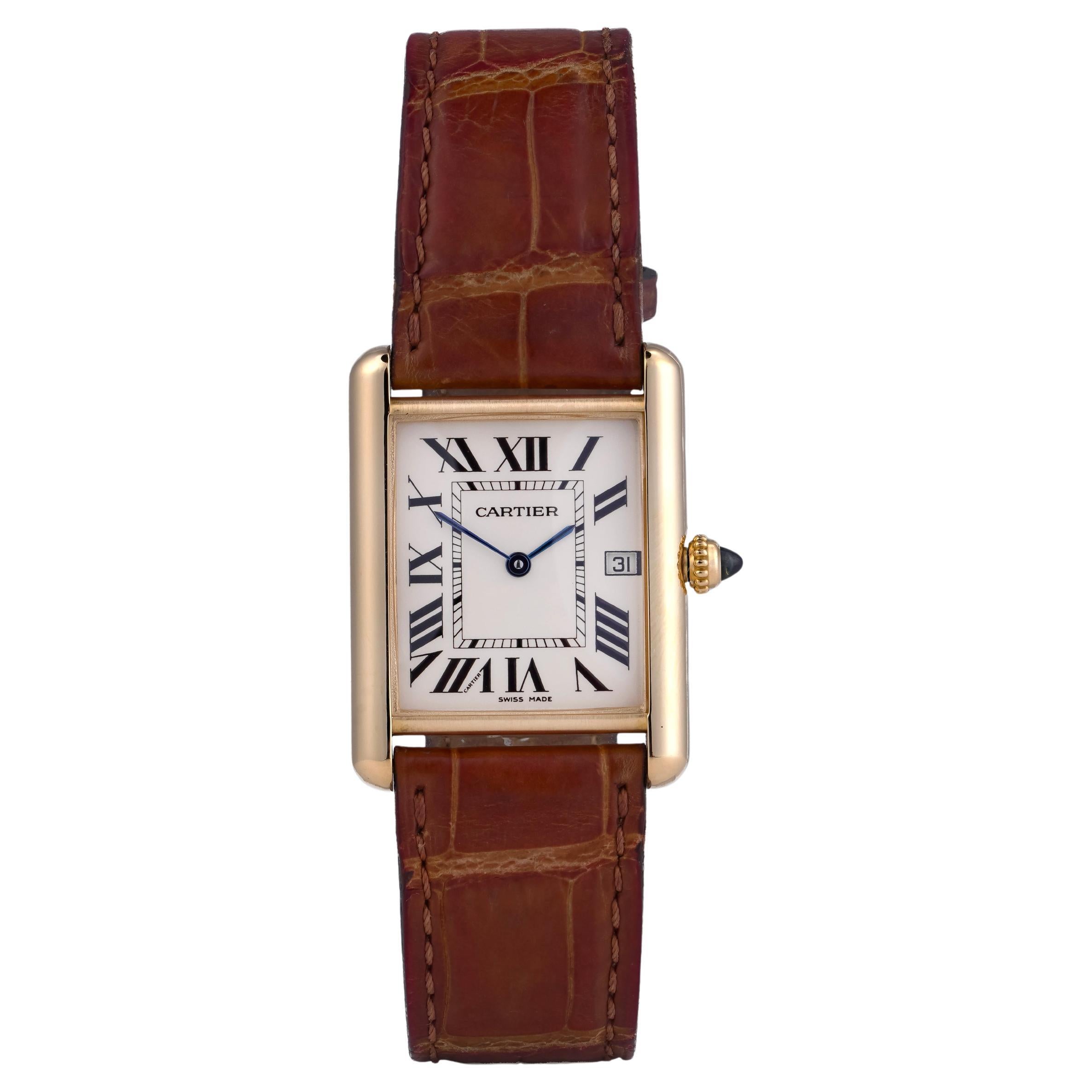 Cartier Tank Louis 18KT Gold Quartz Watch Ref. 2441 (c. 2000)