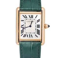 Cartier Tank Louis 3816 WGTA0011, 18-karätiges Roségold, weißes Zifferblatt, Handaufzugsuhr, 25,5 mm