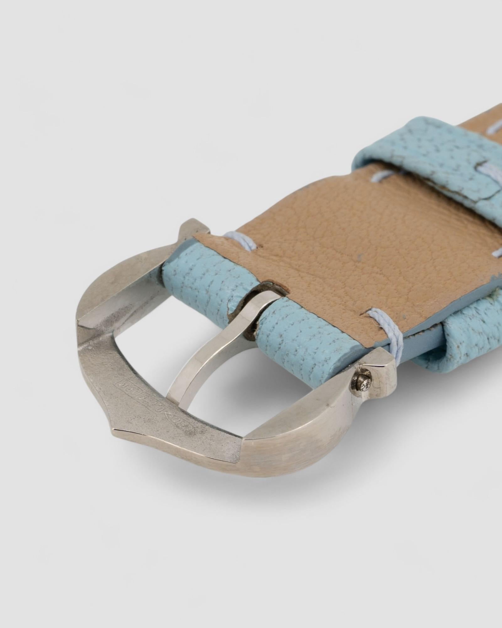 Cartier Tank Louis 78087 SM Lancette a punta Parigi Oro 18k WG 1992 Scatola e documenti in vendita 4