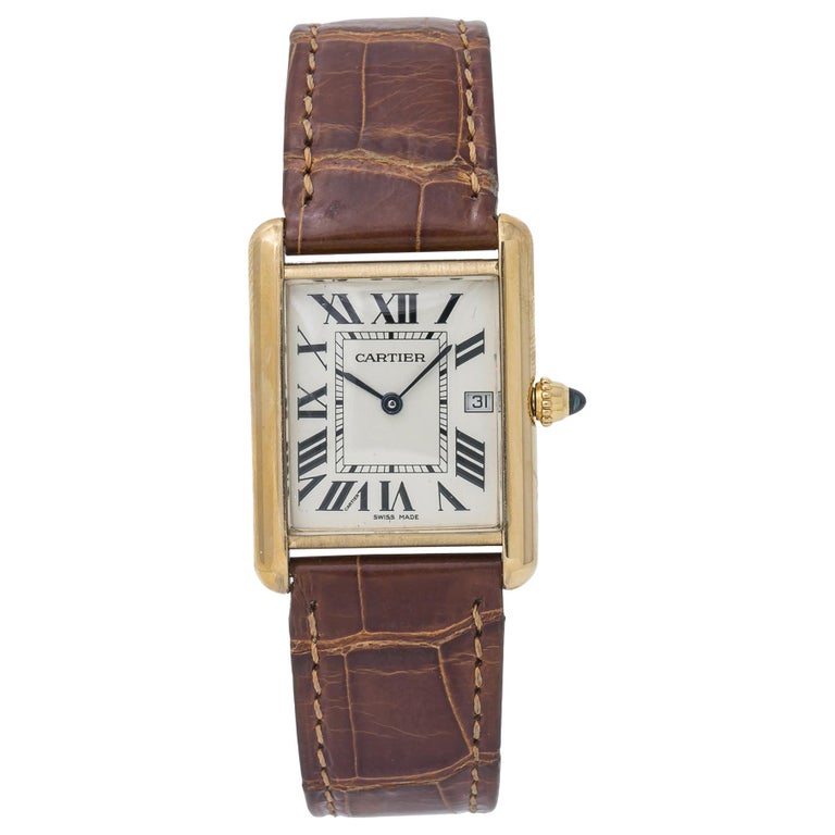 Cartier Tank Louis Cartier 2441, Beige Dial, Certified and Warranty at ...