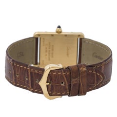 Cartier Tank Louis Cartier 2441 Quartz Men's Watch 18 Karat Yellow Gold