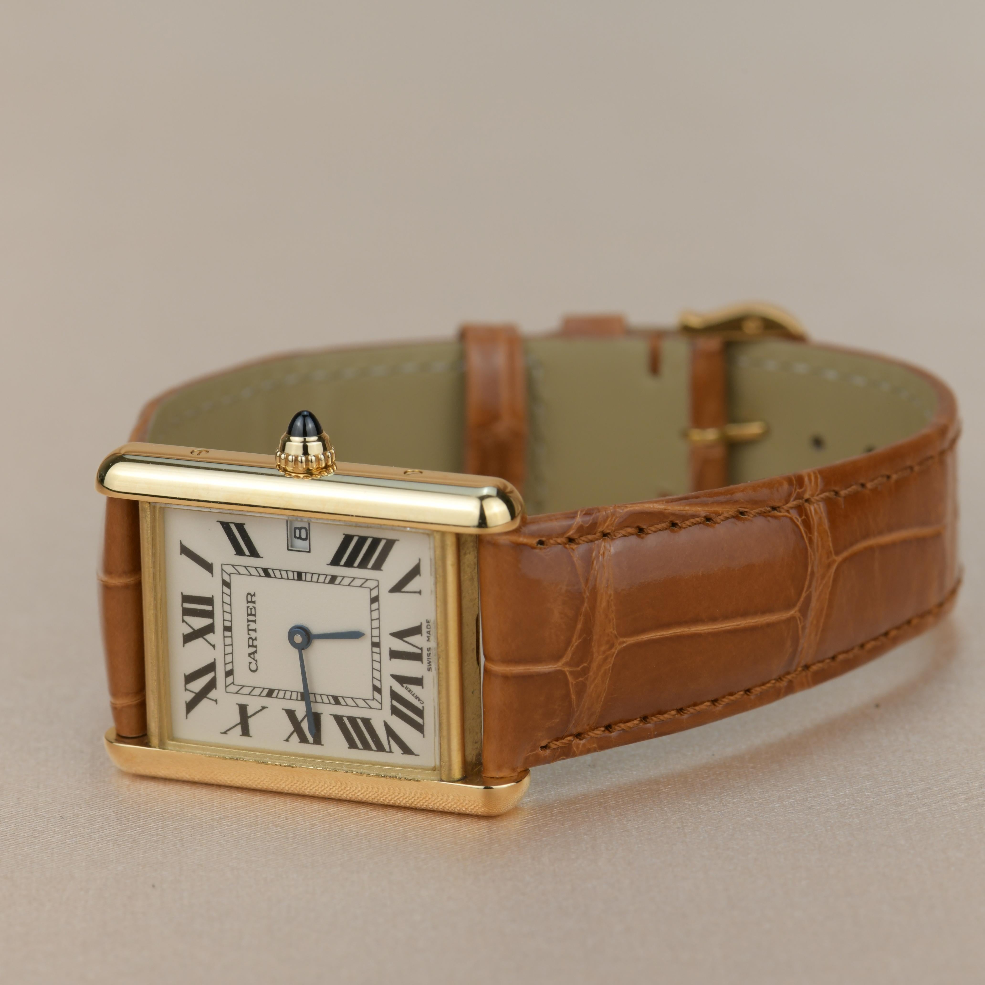 Cartier Tank Louis Cartier Large Model W1529756 with Box and Paper 1