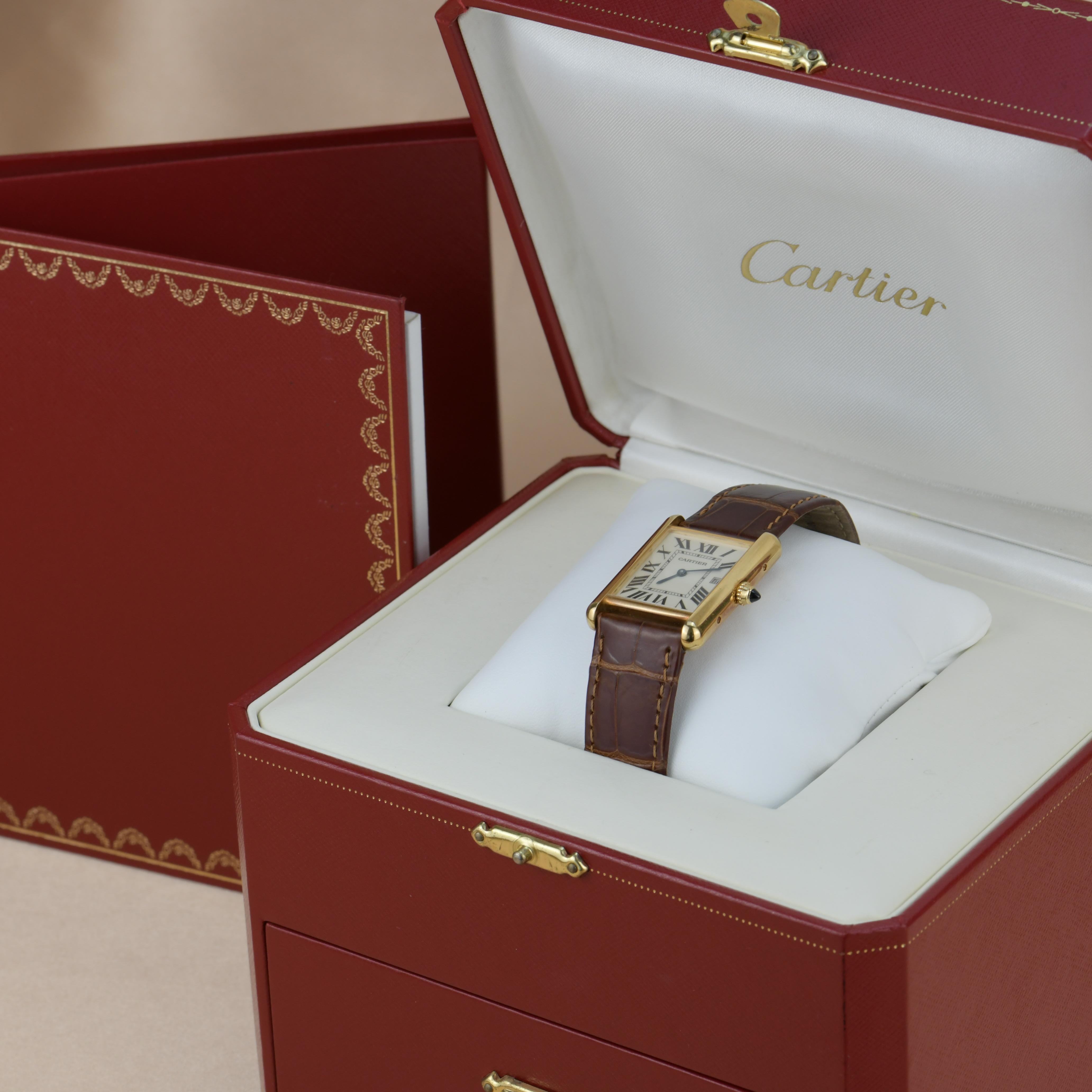 Cartier Tank Louis Cartier Large Model W1529756 with Box and Paper 2