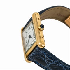 Cartier Tank Louis Cartier No-Ref#, White Dial, Certified