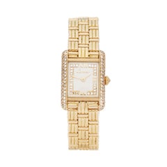 Cartier Tank Louis Cartier Paris Diamant 18 Karat Gelbgold