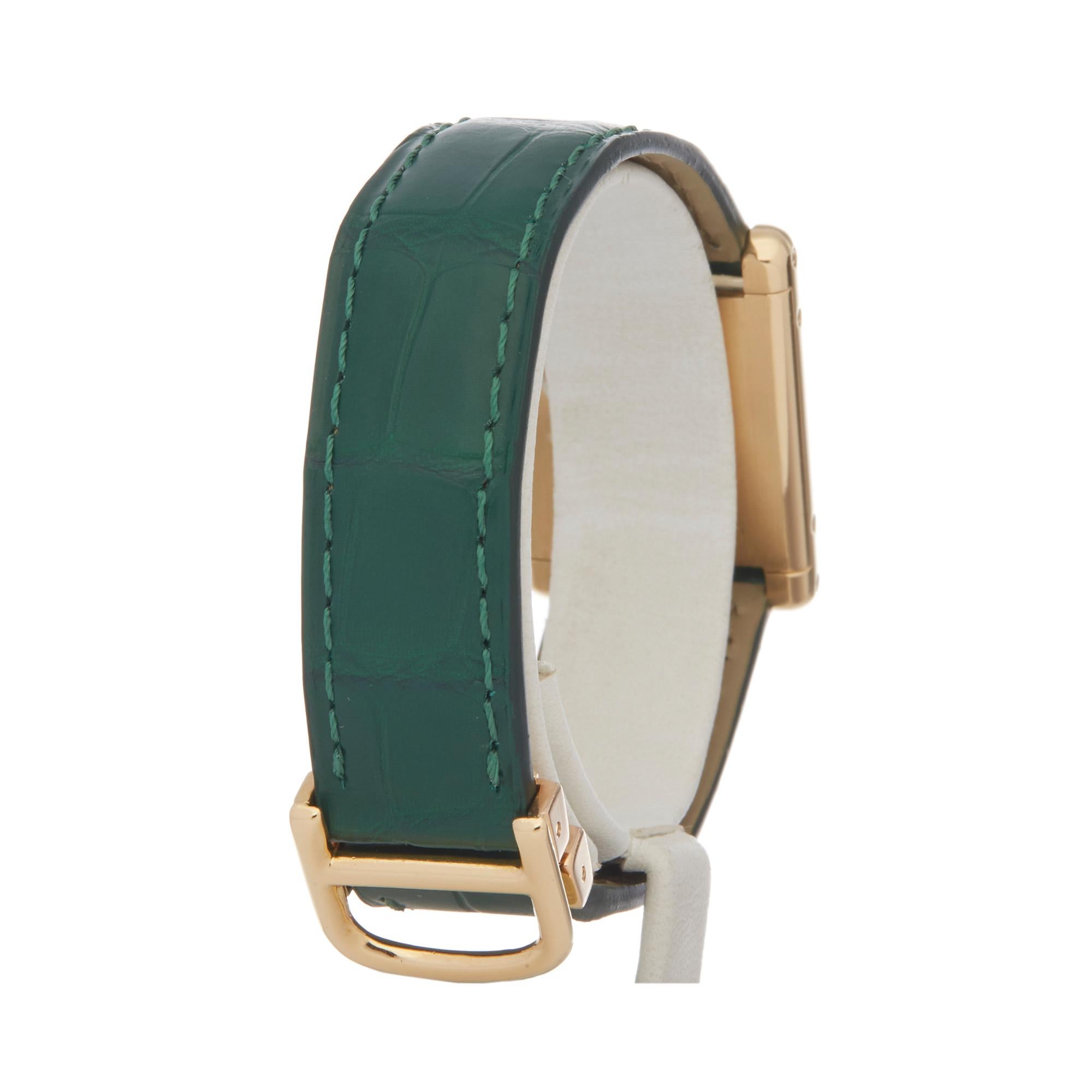 Cartier Tank Louis Cartier Paris Mm Mechanique 18 Karat Gold 82720500 or 1610 In Excellent Condition In Bishops Stortford, Hertfordshire