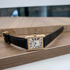 Cartier Tank Louis Cartier Small Model 18ct Gold Strap Watch W1529856
