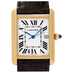Cartier Tank Louis Cartier W1529756 18 Karat Quartz Watch