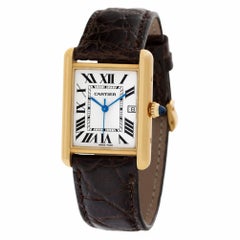Cartier Tank Louis Cartier W1529756, White Dial, Certified and