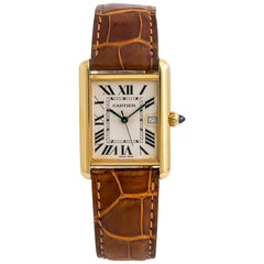 Cartier Tank Louis Cartier W1529756, Beige Dial, Certified