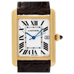 Cartier Tank Louis Cartier W1529756, White Dial, Certified and