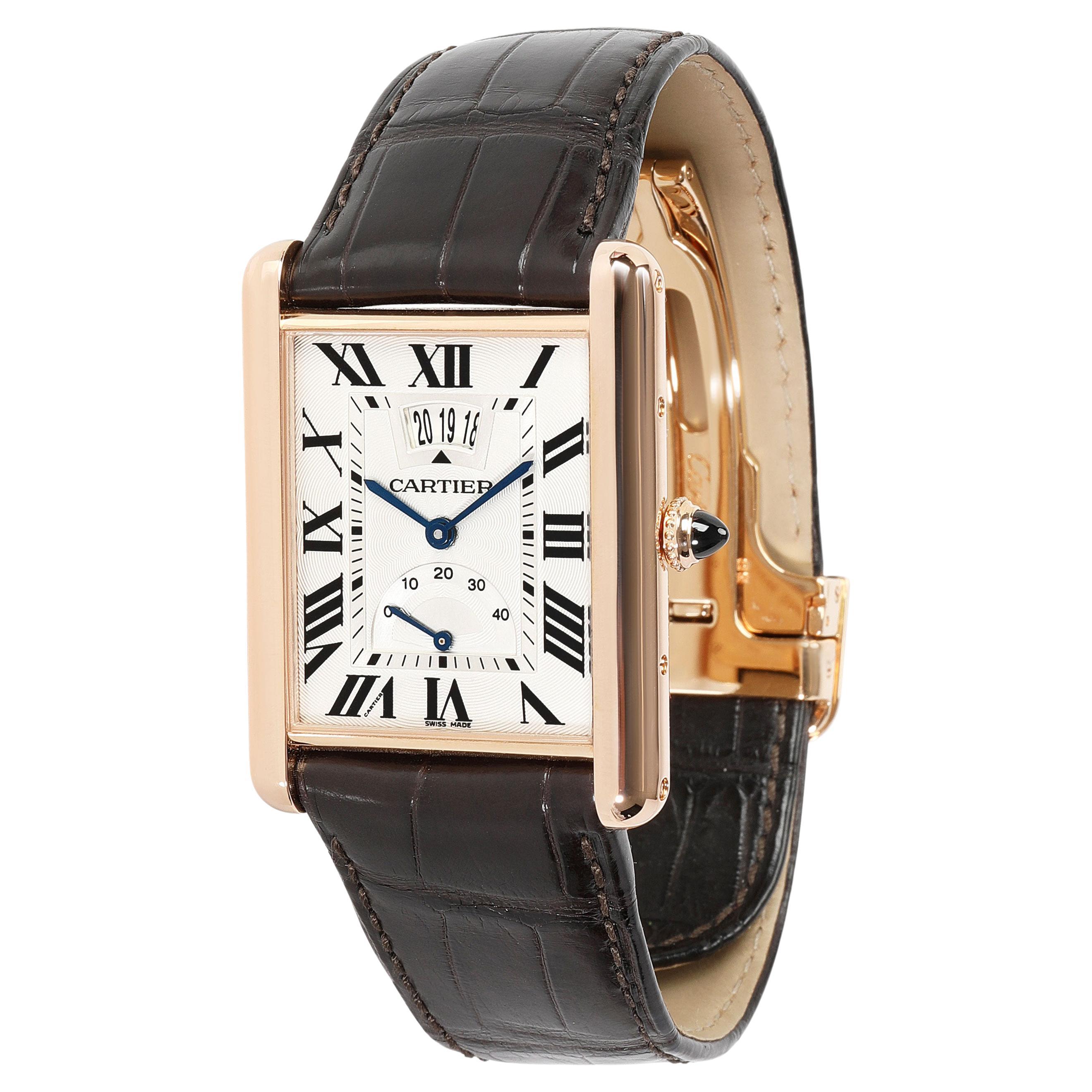 Cartier Tank Louis Cartier W5160003 Men's Watch in 18kt Rose Gold