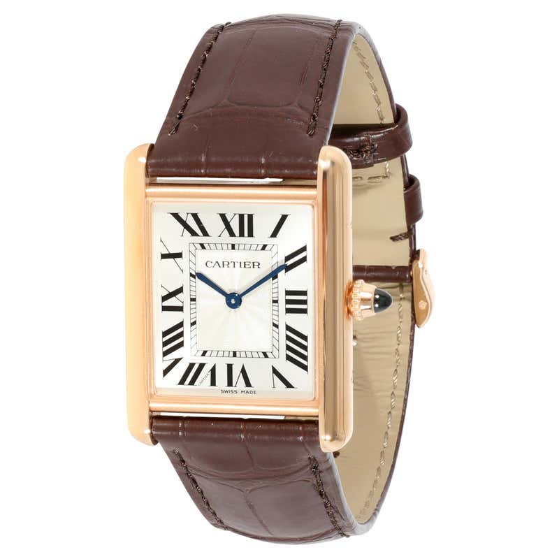 Vintage Cartier France Crash 18 Karat Rose Gold Watch circa 1993 at ...