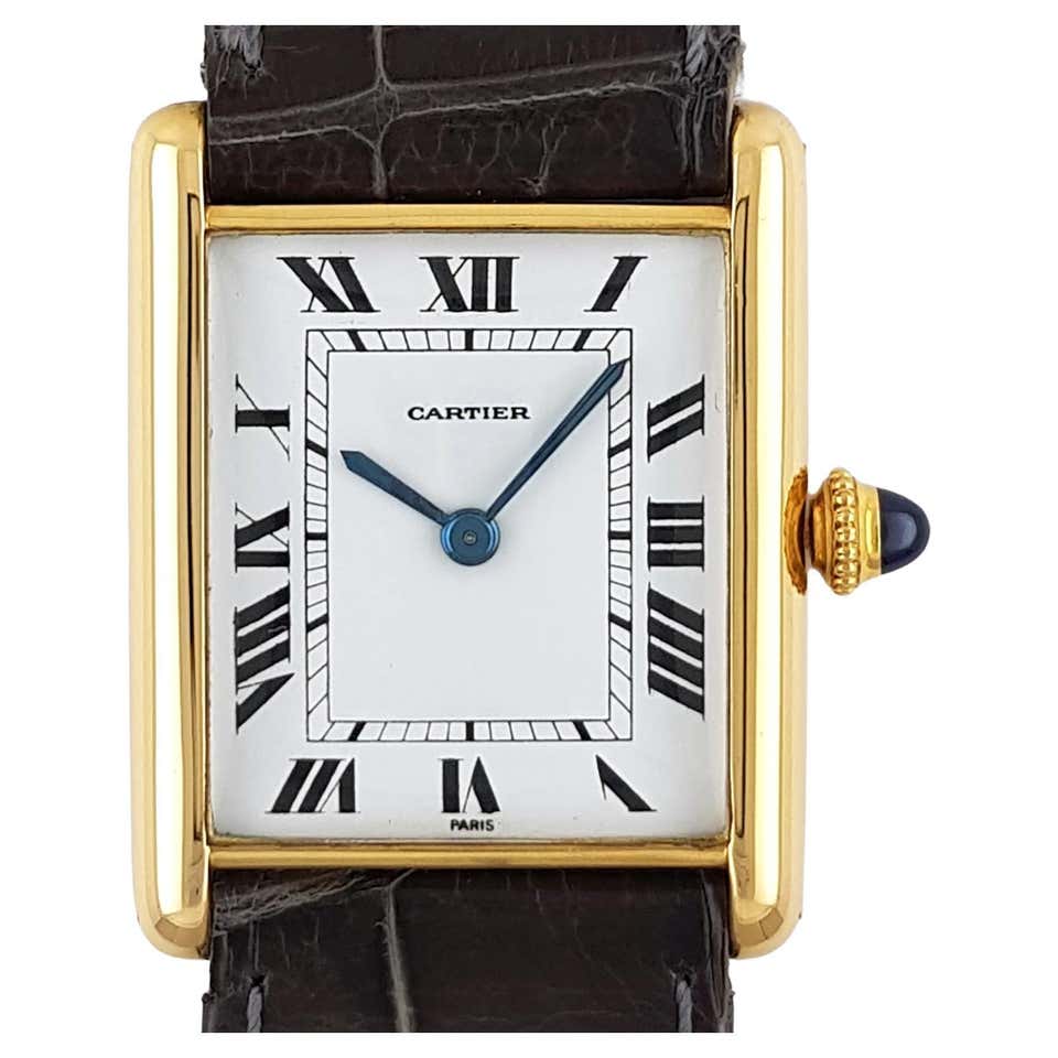 Vintage Cartier Travel Clock with a Jaeger LeCoultre Movement, 1940s ...