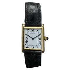 Cartier Tank Louis Extra-Platte 
Paris
 Zifferblatt Vintage By Uhr
