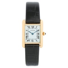 Cartier Tank Louis Damen 18k Gelbgold Quarzuhr