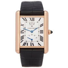 Cartier Tank Louis LC Big Date 18 Karat Rose Gold W1560003 or 3185