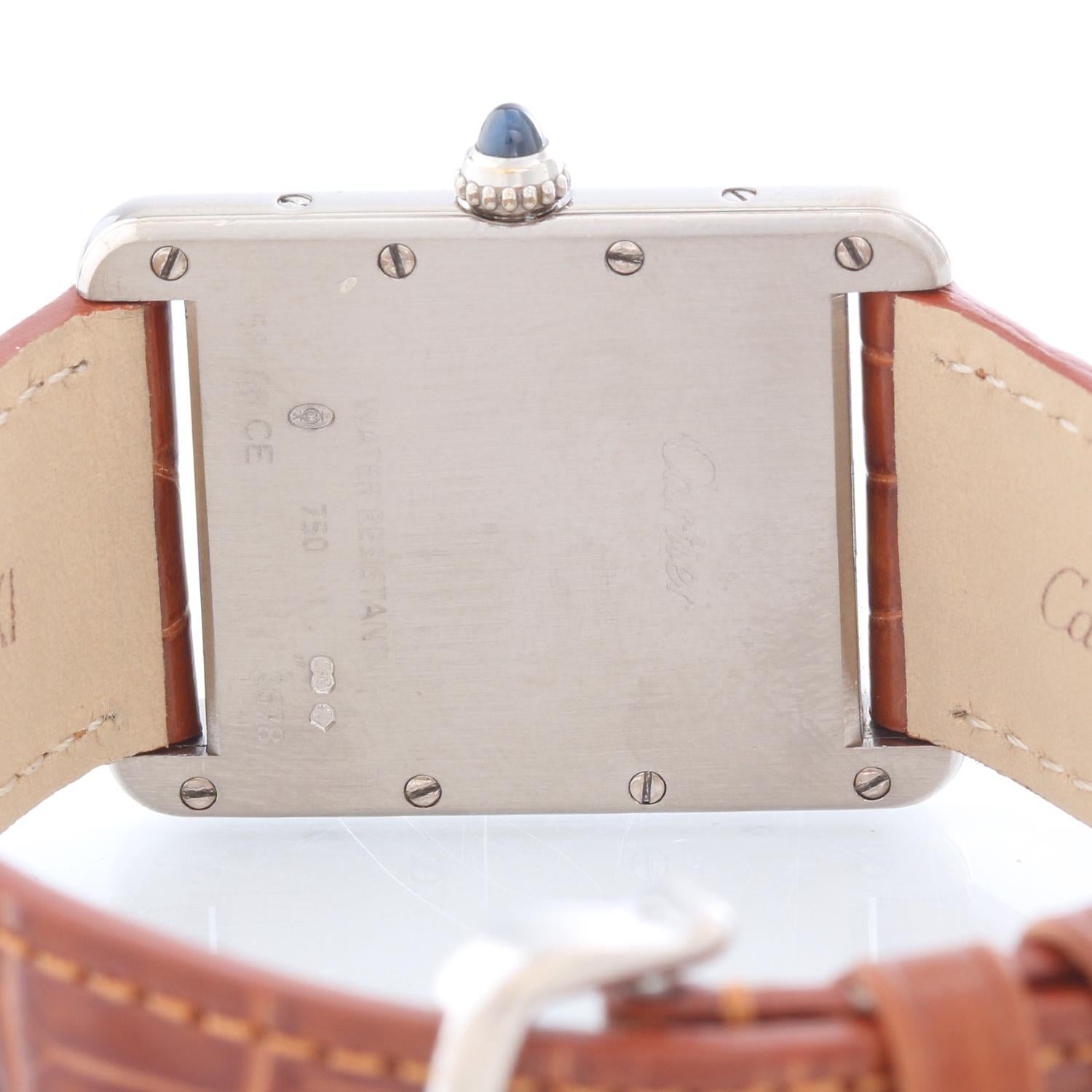 Cartier Tank Louis Men's Watch Ref 2678 In Excellent Condition In Dallas, TX