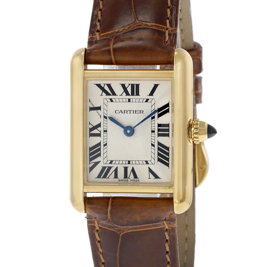 Cartier Tank Louis Ref. 2442 18K Gold In Excellent Condition In New York, NY
