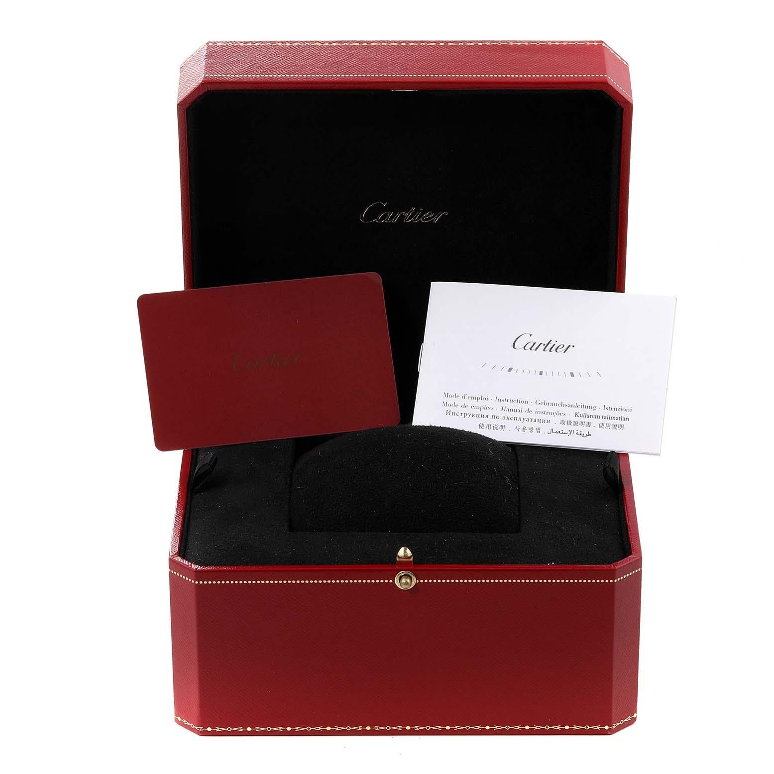 Cartier Tank Louis Rose Gold Mechanical Ladies Watch WGTA0010 Box Card 5
