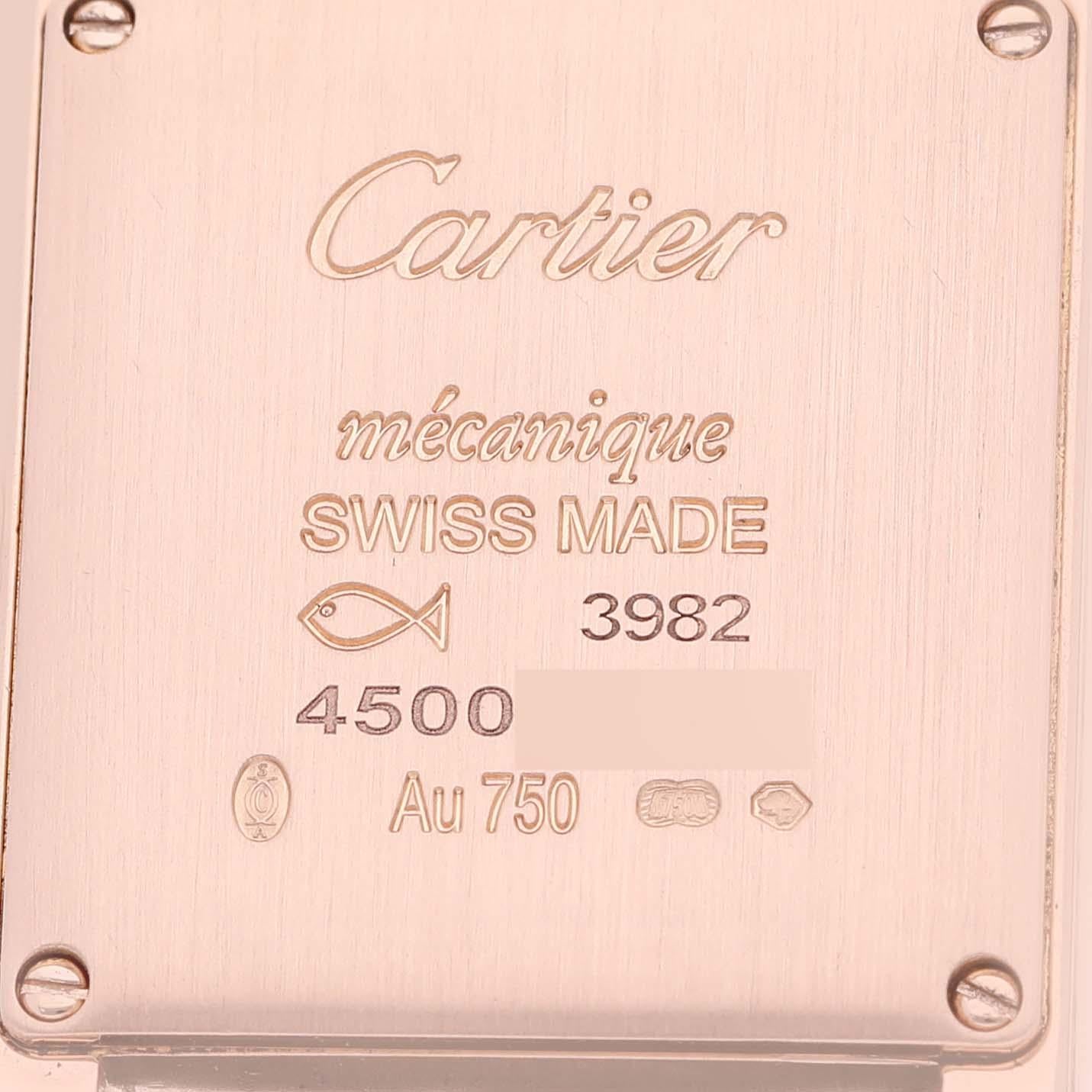 Cartier Tank Louis Rose Gold Mechanical Ladies Watch WGTA0010 Card 2