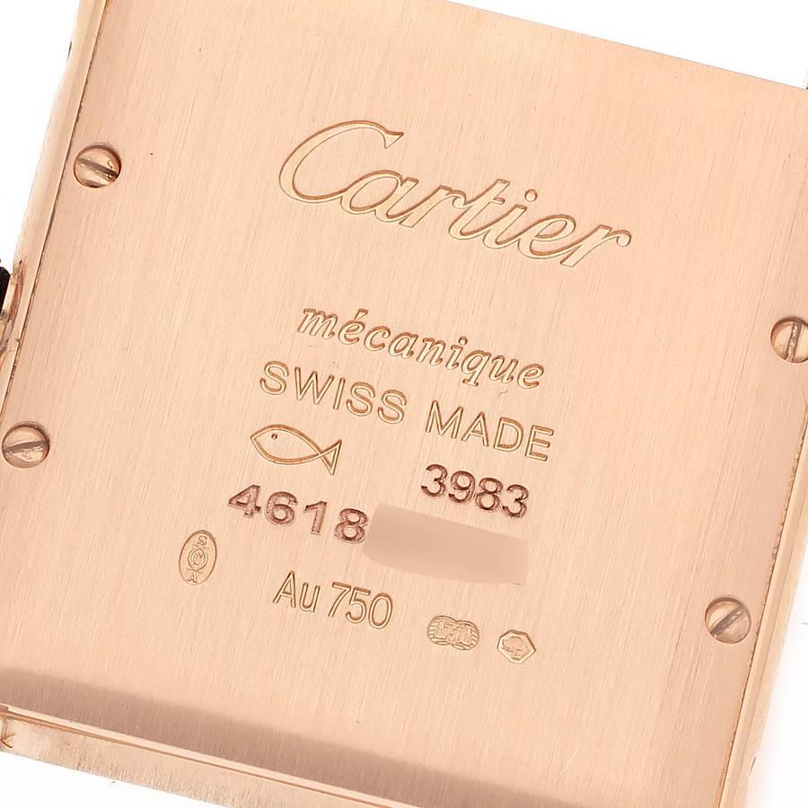 Cartier Tank Louis Rose Gold Mechanical Mens Watch WGTA0011 Card 2