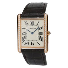 Cartier Tank Louis or rose pour homme WT200005