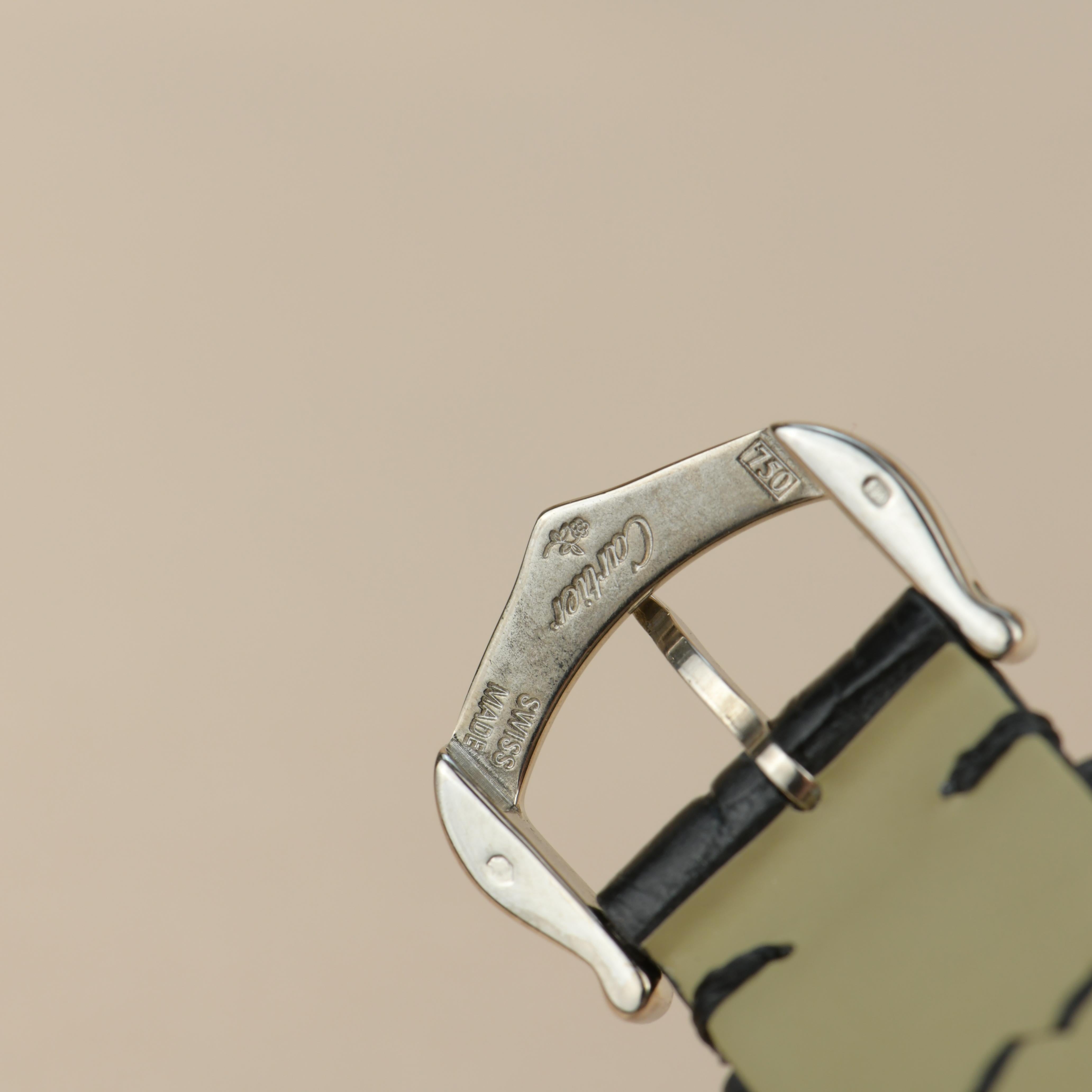 Cartier Tank Louis Small Model 18k White Gold Watch W1541056 1