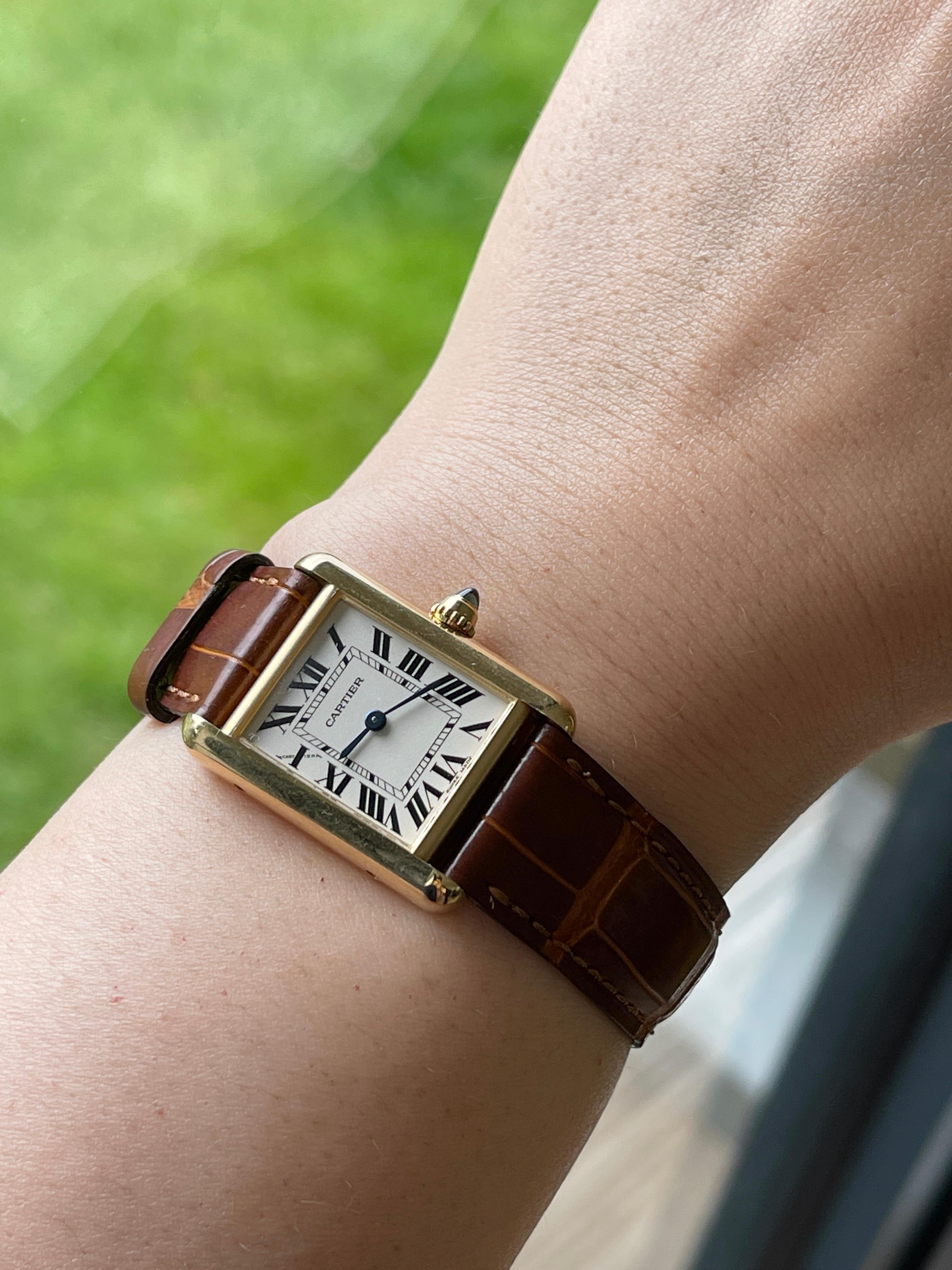 cartier tank louis mini