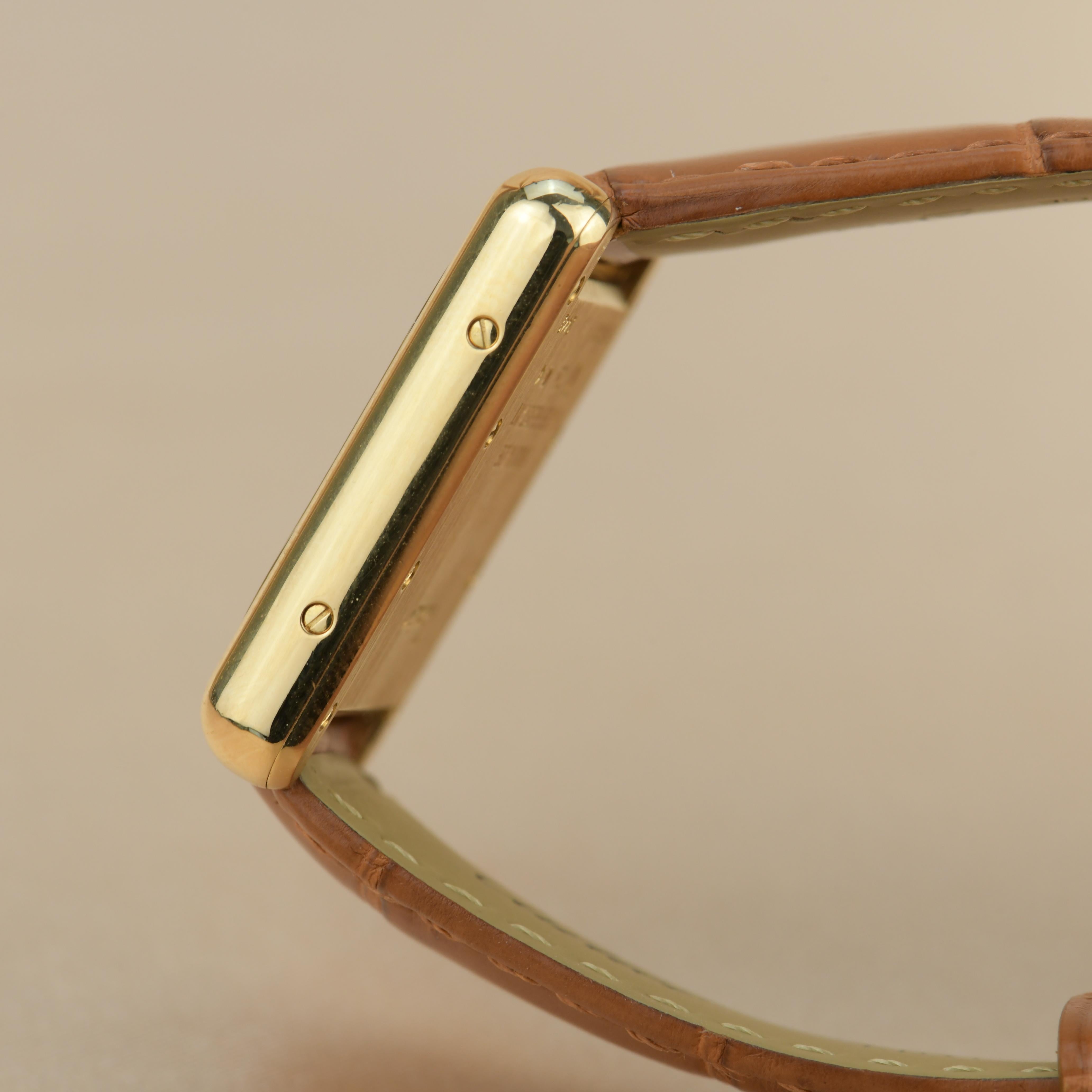 Cartier Tank Louis Small Model 18k Yellow Gold Watch W1529856 2