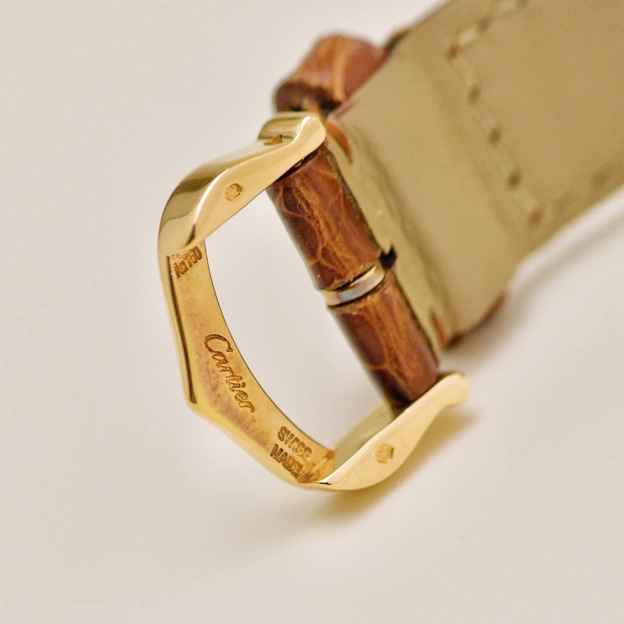 Cartier Tank Louis Modello Piccolo Orologio in oro giallo 18 carati W1529856 2