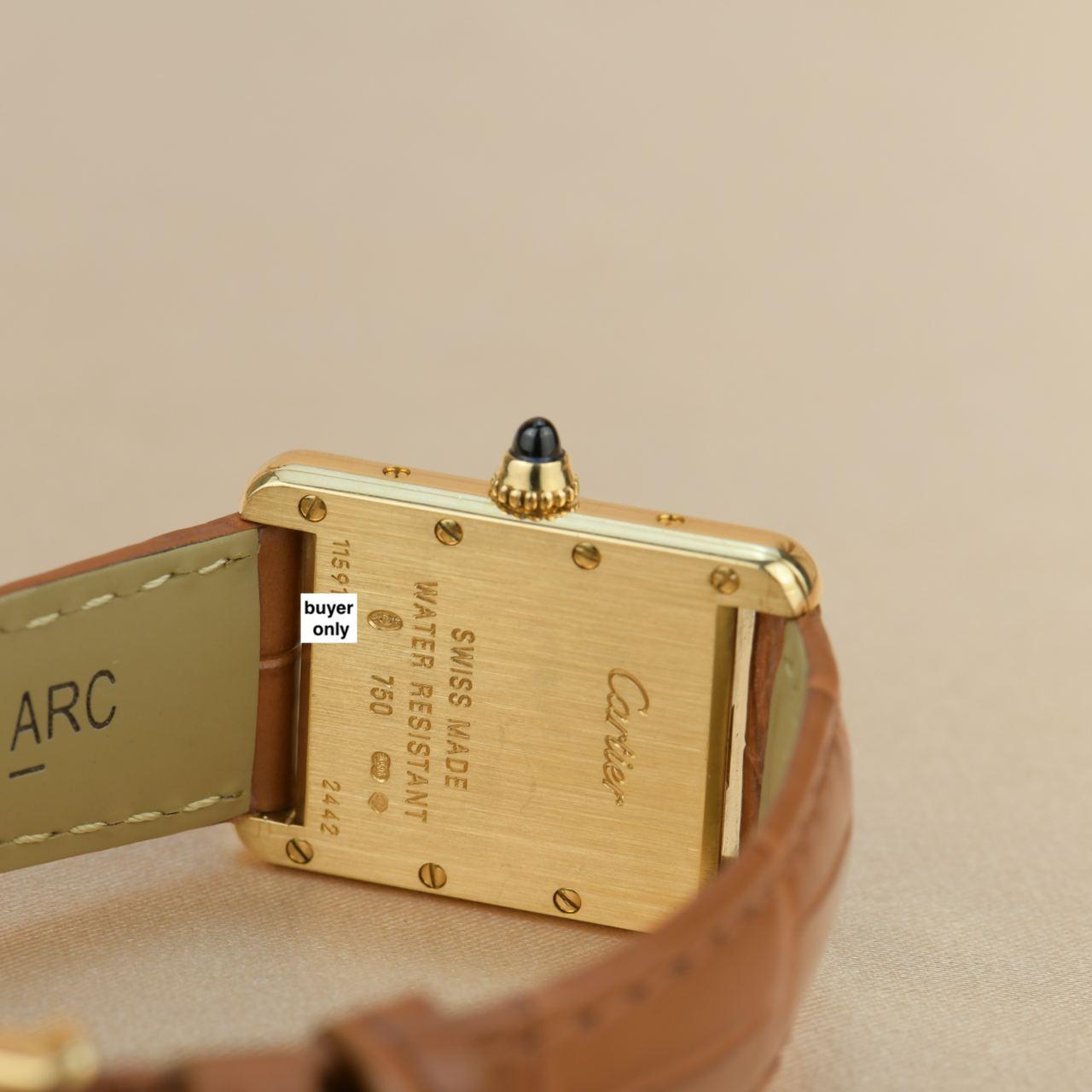Cartier Tank Louis Small Model 18k Yellow Gold Watch W1529856 4