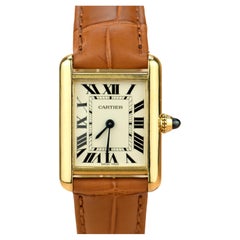 Cartier Tank Louis Small Model 18k Yellow Gold Watch W1529856