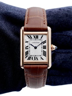 Cartier Tank Louis Small WGTA0010 18K Rose Gold Damenuhr Box Papiere