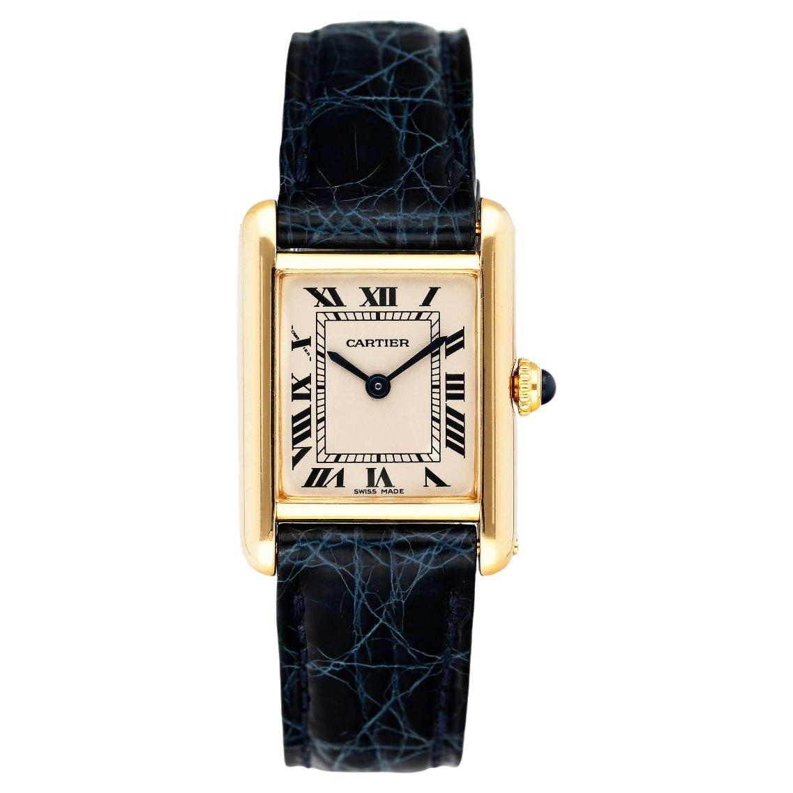 Cartier Tank Louis W1512753 18K Yellow Gold Ladies Watch