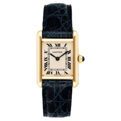 Cartier: 18 Karat Gelbgold Damenuhr Tank Louis W1512753