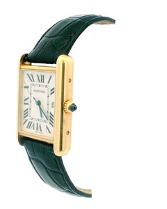 Cartier Tank Louis W1529756 Or jaune 18k Bracelet et boucle personnalisés