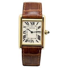 Cartier Tank Louis W1529756 Ref 2441 18K Oro Amarillo Caja Papel 2025 Servicio