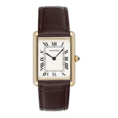 Cartier Tank Louis W1529856 18K Yellow Gold Ladies Watch Box Papers