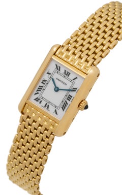 Cartier Tank Louis Watch 18 Karat Gold