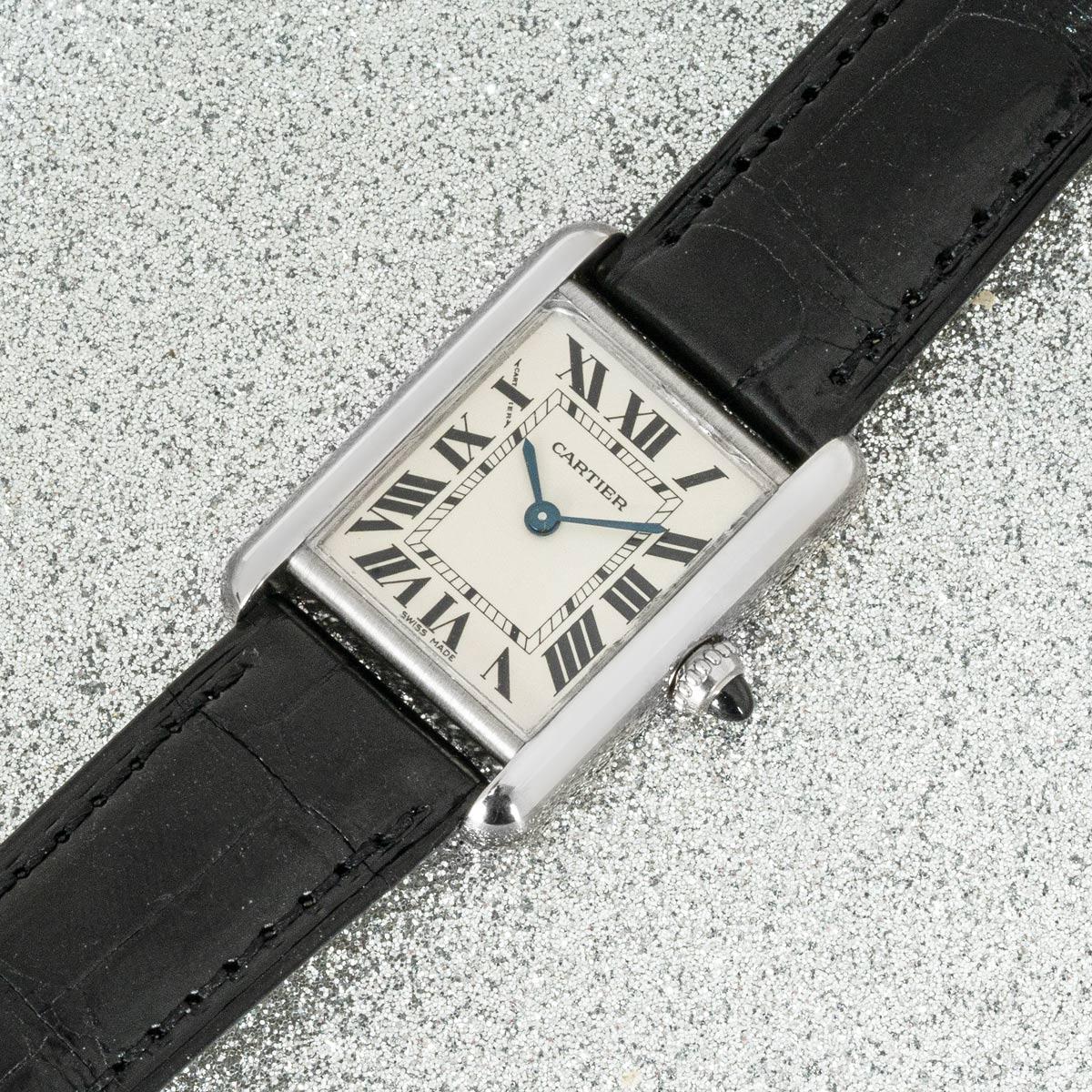 Cartier Tank Louis White Gold W1541056 For Sale 3