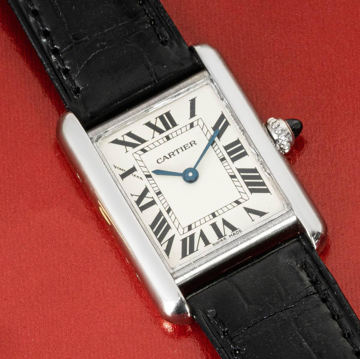 Cartier Tank Louis White Gold W1541056 For Sale 5