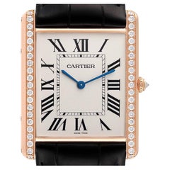 Cartier Tank Louis XL 18k Rose Gold Diamond Watch WT200005